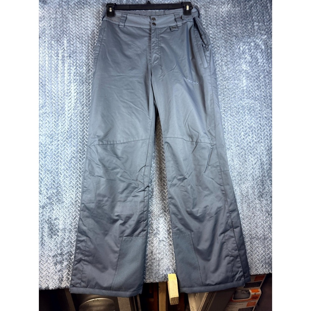 Arctix Insulated Snow Pants Mens Small Gray Skiing Winter Pants 1900 Regular Fit